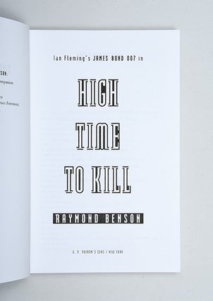 High Time to Kill.