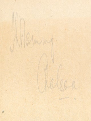 Collection of seven volumes from the author's library.