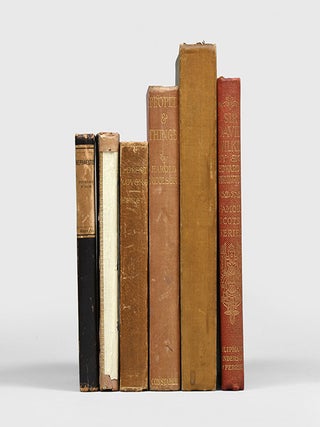 Collection of seven volumes from the author's library.