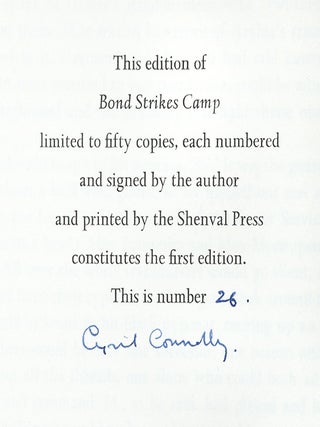 Bond Strikes Camp. An Extravaganza by Cyril Connolly.