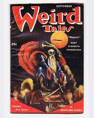 Item #28479 Weird Tales September 1951. H. Bedford. SMITH JONES, etc, Seabury, Clark Ashton. QUINN