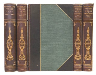 Item #38873 The Works of W. Thackeray. Including: Vanity Fair, Pendennis, Barry Lyndon, etc....