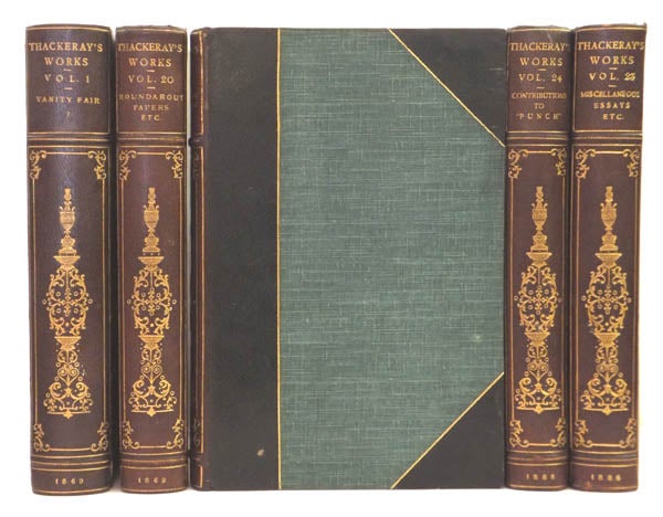 Item #38873 The Works of W. Thackeray. Including: Vanity Fair, Pendennis, Barry Lyndon, etc. William Makepeace THACKERAY.