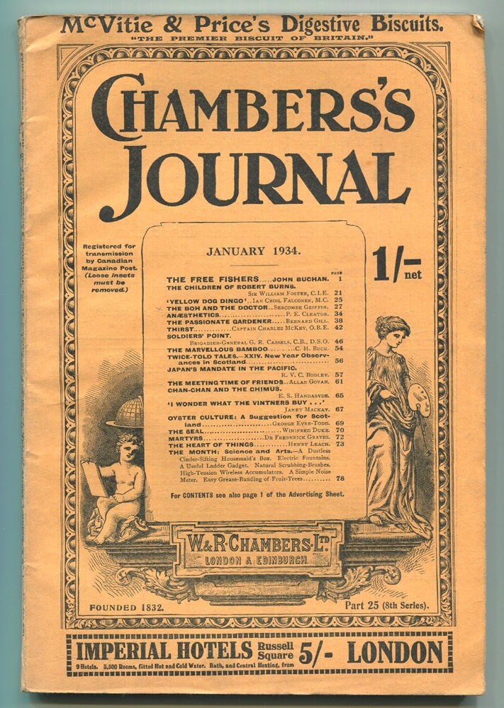 Item #41242 The Free Fishers, in Chambers's Journal. [7 Parts, first appearance]. John BUCHAN.