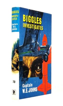 Item #41639 Biggles Investigates. Captain W. E. JOHNS, Leslie STEAD