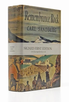 Item #44728 Remembrance Rock. Carl SANDBURG