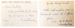 Item #45043 Birds And Beasts In Africa, and The Angler In South Africa. Robert BADEN-POWELL,...