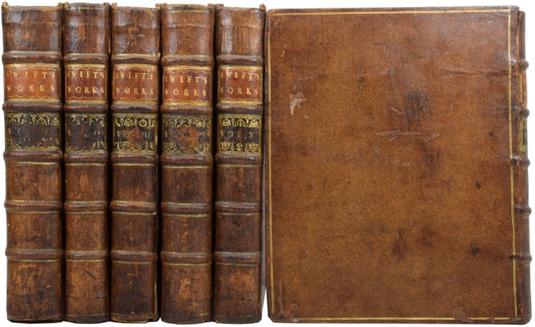 Item #48188 The Works of Jonathan Swift, D.D., Dean of St Patrick's, Dublin, accurately revised in Six Volumes, Adorned with Copper-Plates; with Some Account of the Author's Life, and Notes Historical and Explanatory, by John Hawkesworth. Jonathan SWIFT, Dean, John HAWKESWORTH.