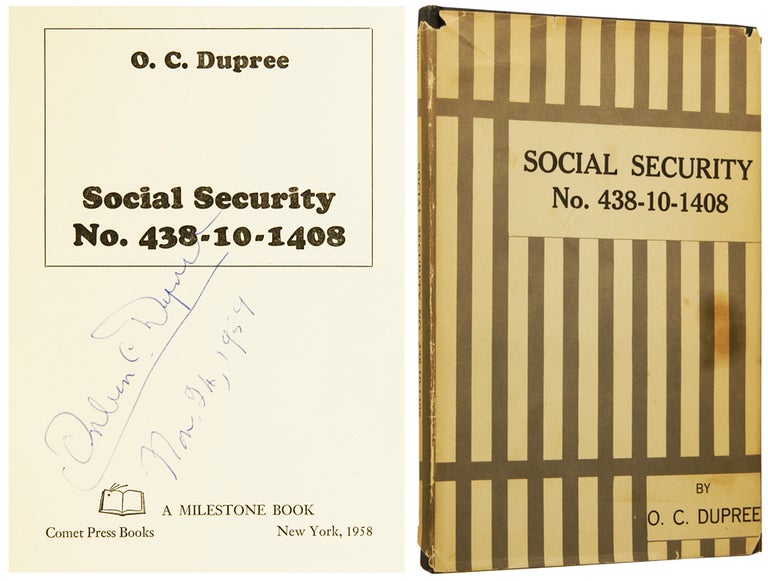 Item #49543 Social Security No. 438-10-1408. Orlean C. DUPREE.