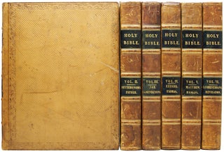 Item #49717 The Holy Bible. A Critical Commentary and Paraphrase on the Old and New Testament and...