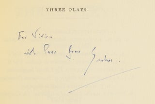 Item #50907 Three Plays. The Living Room, The Potting Shed, and The Complaisant Lover. Graham GREENE