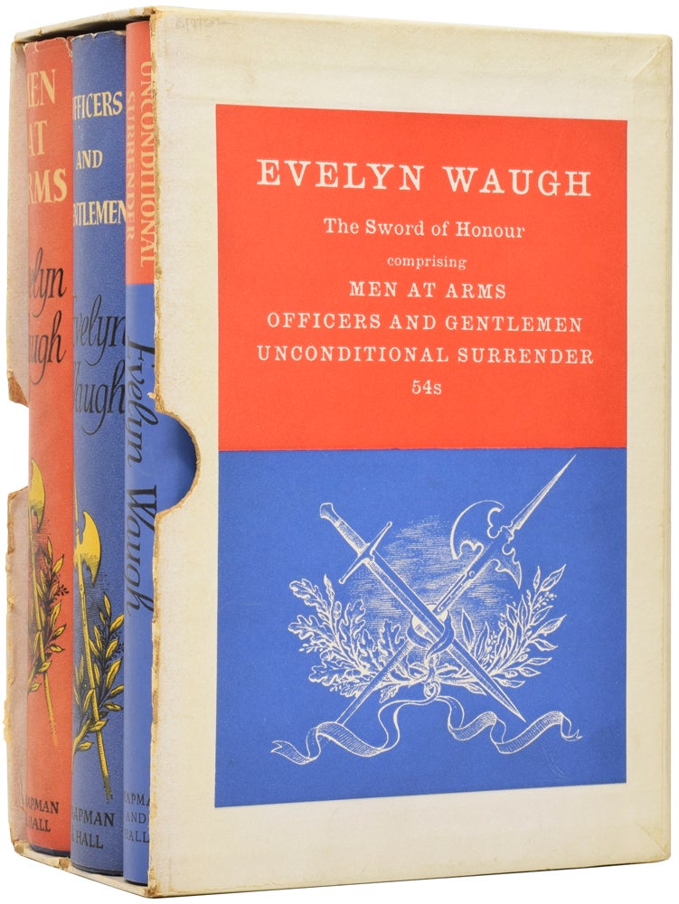 Item #51064 Sword of Honour. The Trilogy which includes: Men at Arms, Officers and Gentlemen, and Unconditional Surrender. Evelyn WAUGH.
