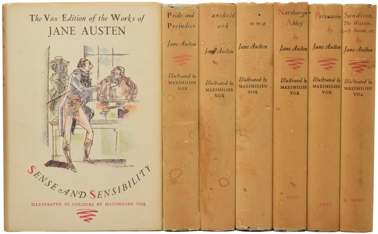 Item #51767 The Vox Edition of the Works of Jane Austen. Jane AUSTEN, Emile LEGOUIS, introduction, Maximilien VOX.