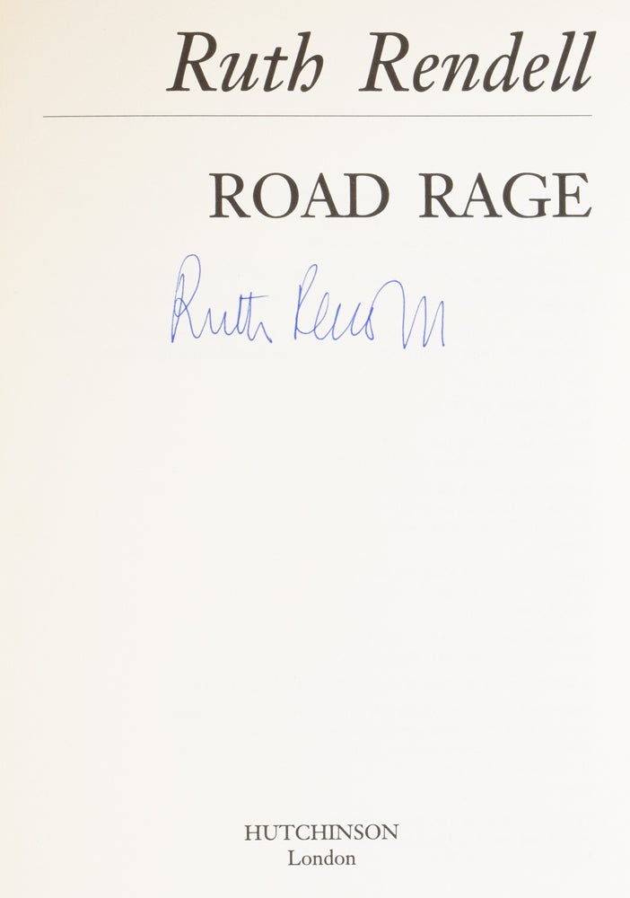 Item #51929 Road Rage. An Inspector Wexford Mystery. Ruth RENDELL.