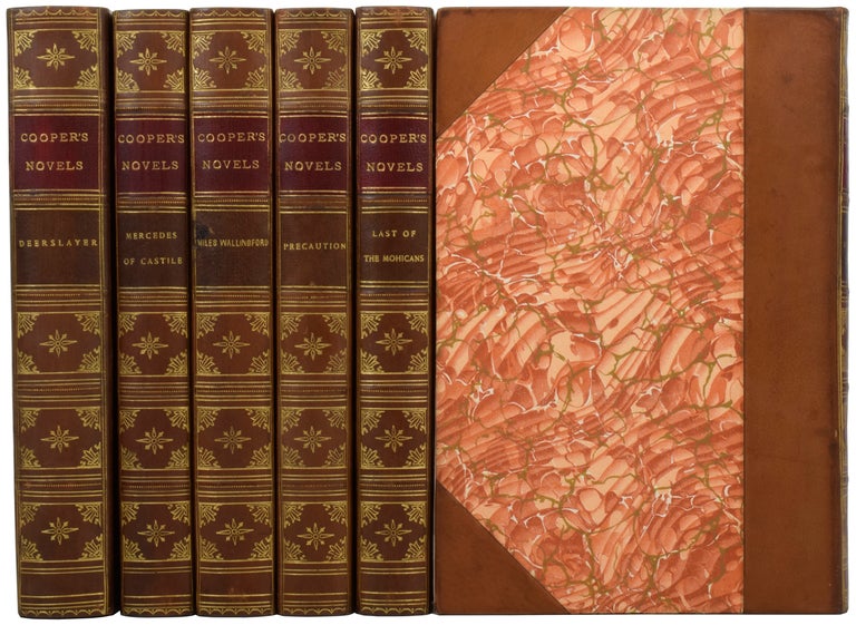 Item #52801 The Works of James Fenimore Cooper. [Including 'The Last of the Mohicans'; 'The Pathfinder'; 'The Deerslayer' etc.] The Mohawk Edition. James Fenimore COOPER, F. T. RICHARDS.