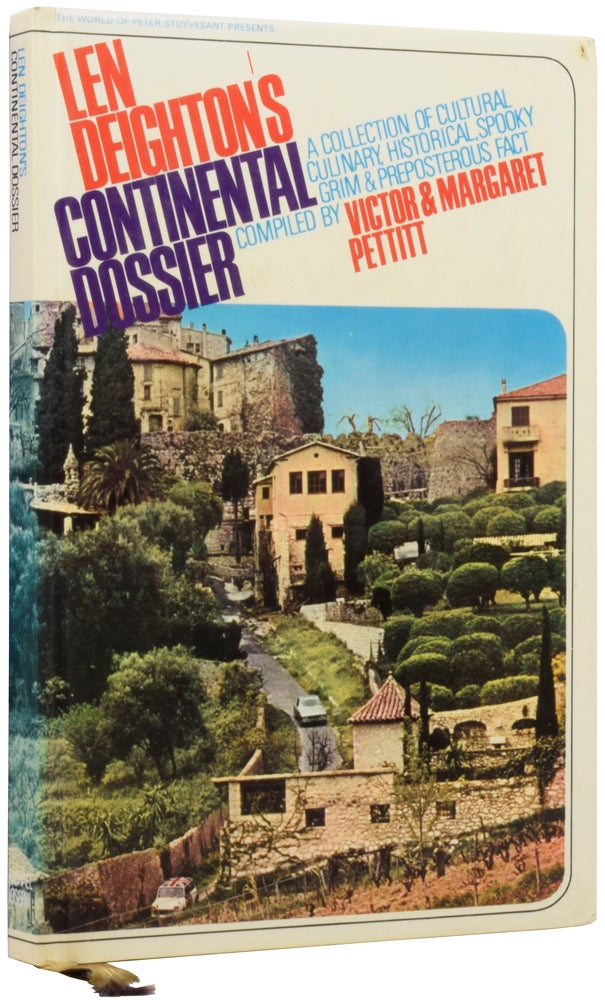 Item #53310 Len Deighton's Continental Dossier. A collection of cultural, culinary, historical, spooky, grim and preposterous fact compiled by Victor and Margaret Pettitt. Len DEIGHTON, born 1929.