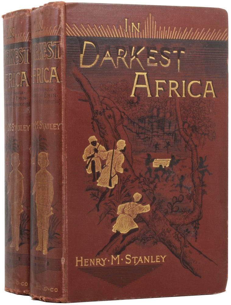 Item #53982 In Darkest Africa, or the Quest, Rescue, and Retreat of Emin, Governor of Equatoria. Henry Morton STANLEY, John ROWLANDS.