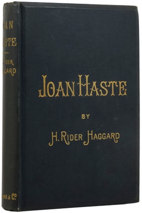 Item #54250 Joan Haste. Henry Rider HAGGARD, Sir