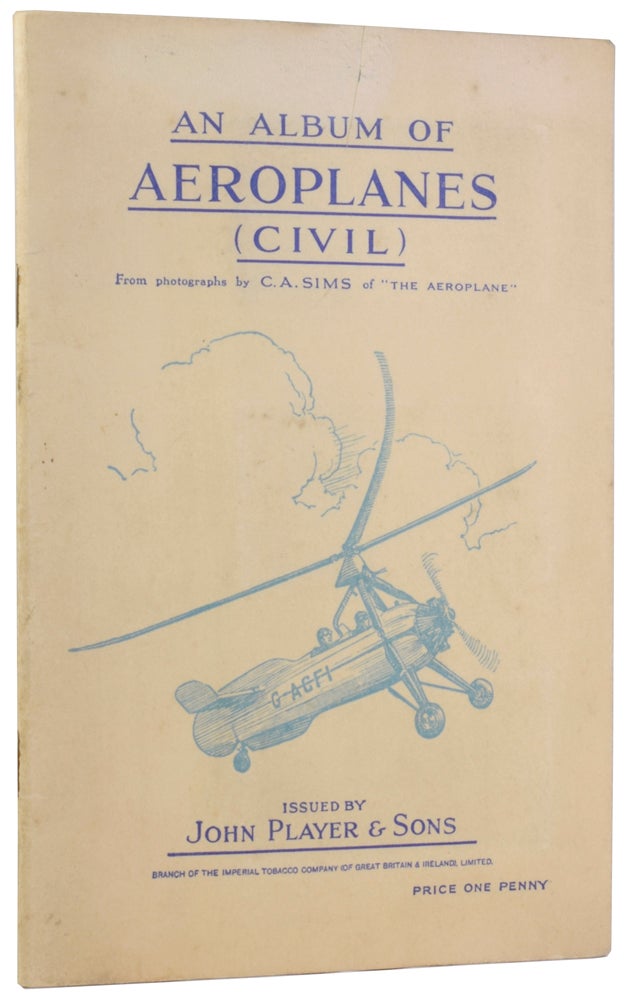 Item #54525 An Album of Aeroplanes (Civil). [Player's Cigarette Cards Album]. ANONYMOUS.