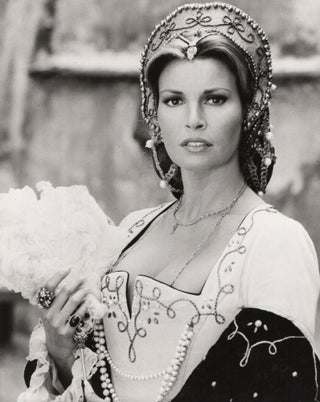 Item #54582 The Prince and the Pauper / Crossed Swords. Official film still. Raquel WELCH, Mark,...