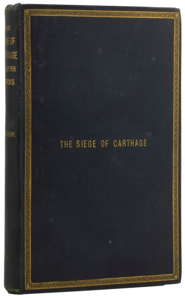 Item #54786 The Siege of Carthage (An Historical Episode), and Other Poems. S. H. SLEIGH.
