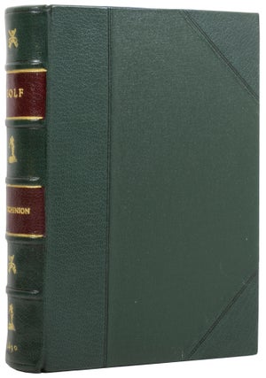 Item #55119 Golf. With contributions by Lord Wellwood; Sir Walter Simpson, Bart.; Right Hon....