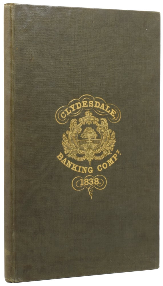 Item #55656 Contract of Copartnery of the Clydesdale Banking Company. James LUMSDEN.
