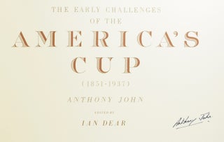 The Early Challenges of the America's Cup (1851-1937).