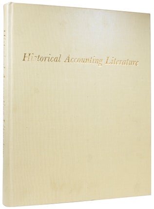 Item #55993 Historical Accounting Literature. A catalogue of the collection of early works on...