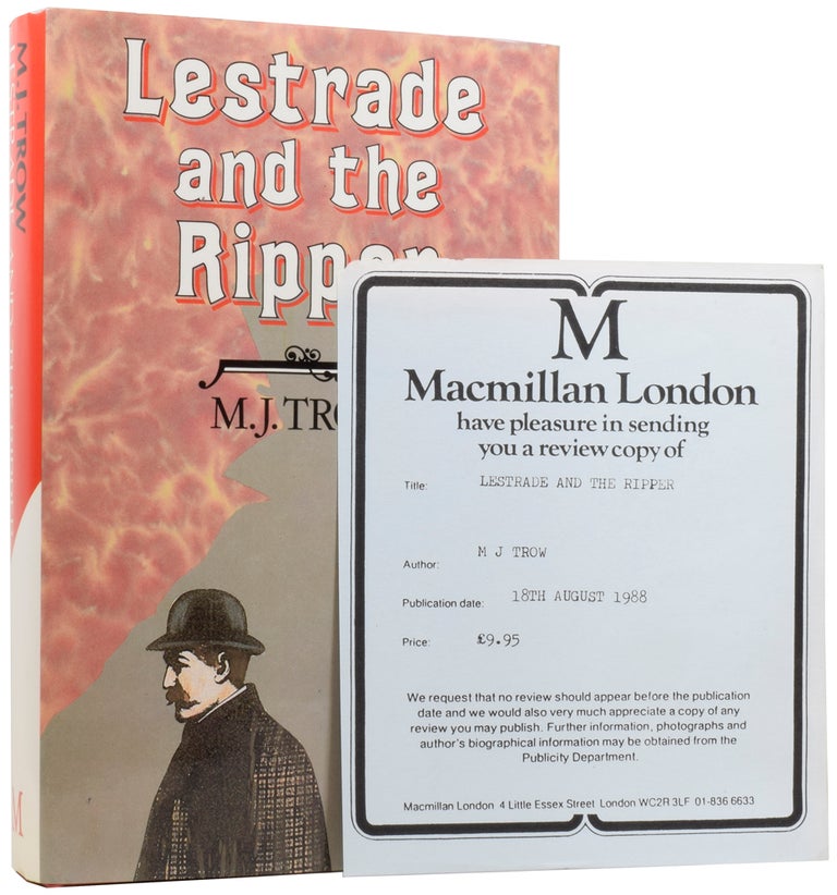 Item #56218 Lestrade and the Ripper. M. J. TROW, born 1949.