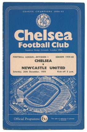 Item #56725 Chelsea Football Club, Official Programme. Chelsea v Everton, Saturday 24th October,...