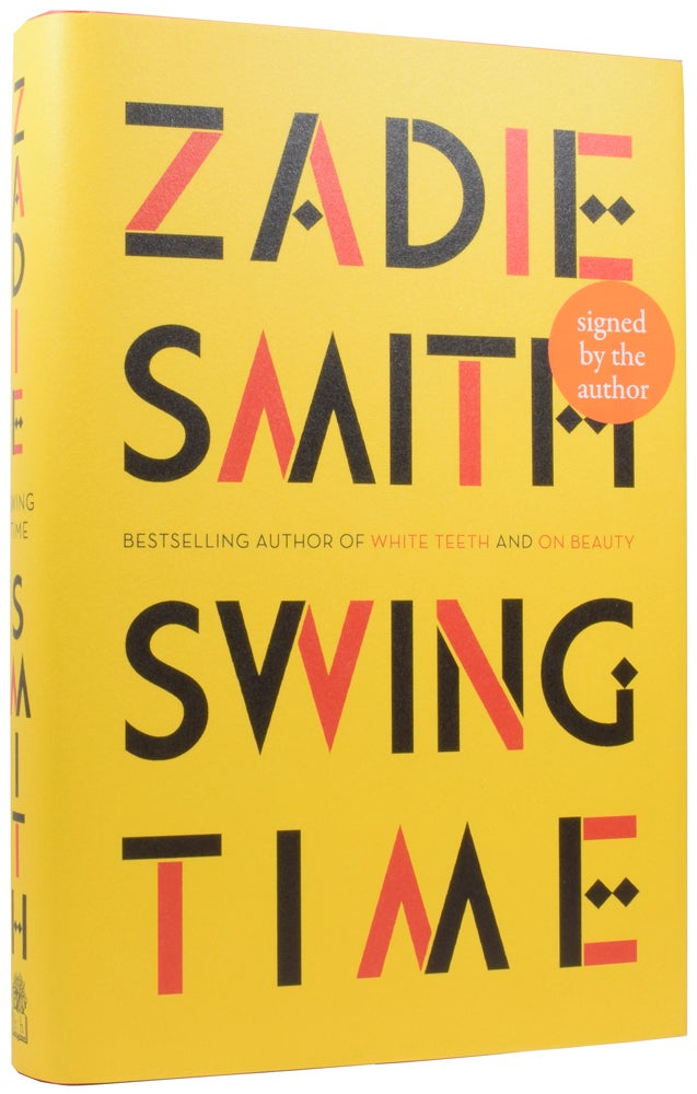 Item #56836 Swing Time. Zadie SMITH, born 1975.
