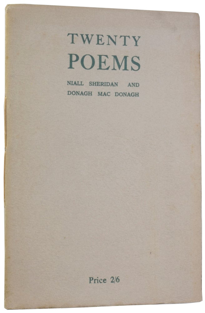 Item #56908 Twenty Poems. Niall SHERIDAN, Donagh MacDONAGH.