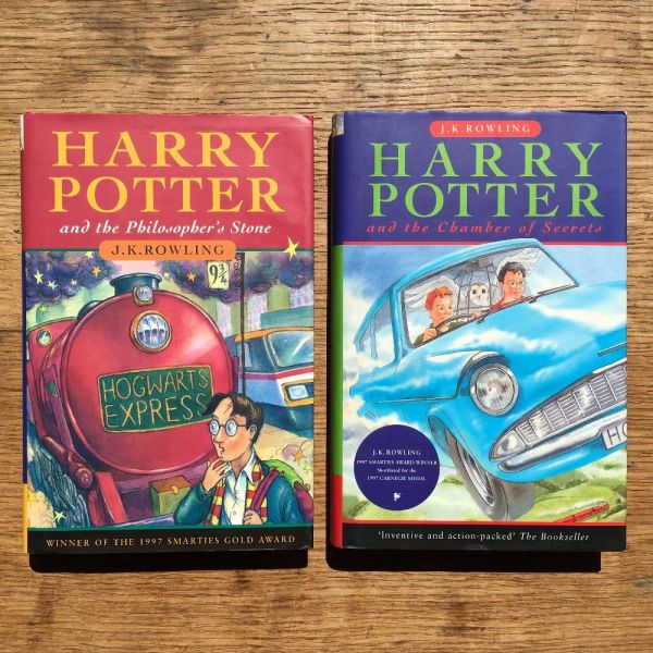 Item #56991 The Harry Potter Gift Set. Harry Potter and The Philosopher's Stone [with] Harry Potter and The Chamber of Secrets. J. K. ROWLING, born 1965.