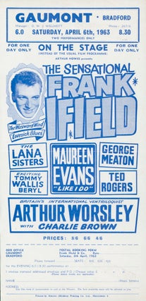 [Four Frank Ifield Concert Programmes and a Handbill].