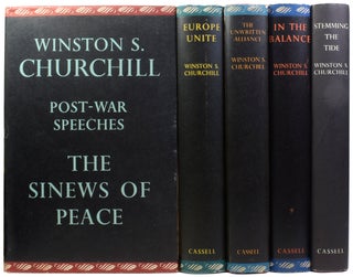 Item #57408 Post-War Speeches, 1945-1959. The Sinews of Peace; Europe Unite; In the Balance;...