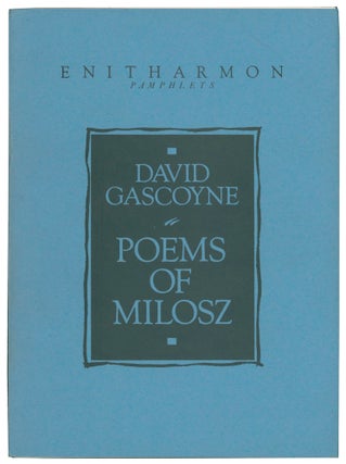 Item #57776 Poems of Milosz. David GASCOYNE