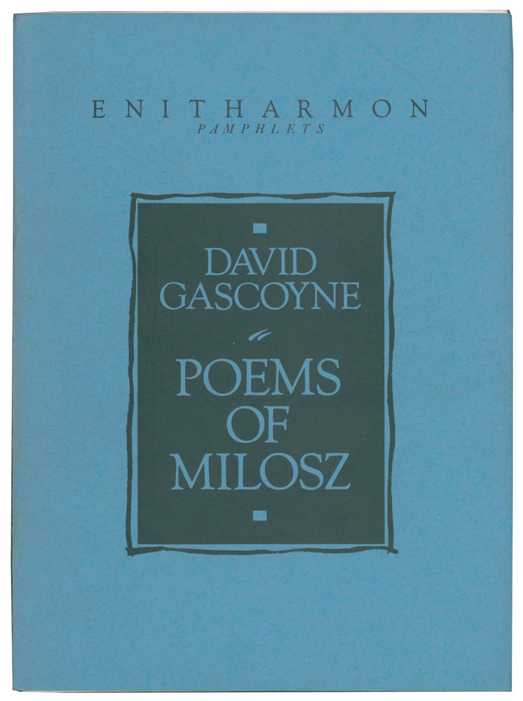 Item #57776 Poems of Milosz. David GASCOYNE.