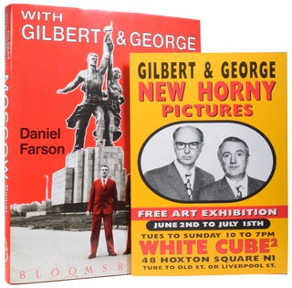 Item #57796 With Gilbert & George in Moscow. Daniel FARSON