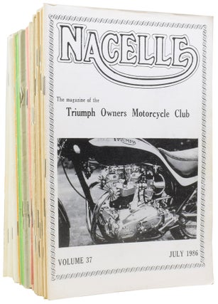 Item #57923 Nacelle [and] The Vintage Motor Cycle. The magazines of the Triumph Owners Motorcycle...