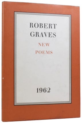 Item #57999 New Poems 1962. Robert GRAVES