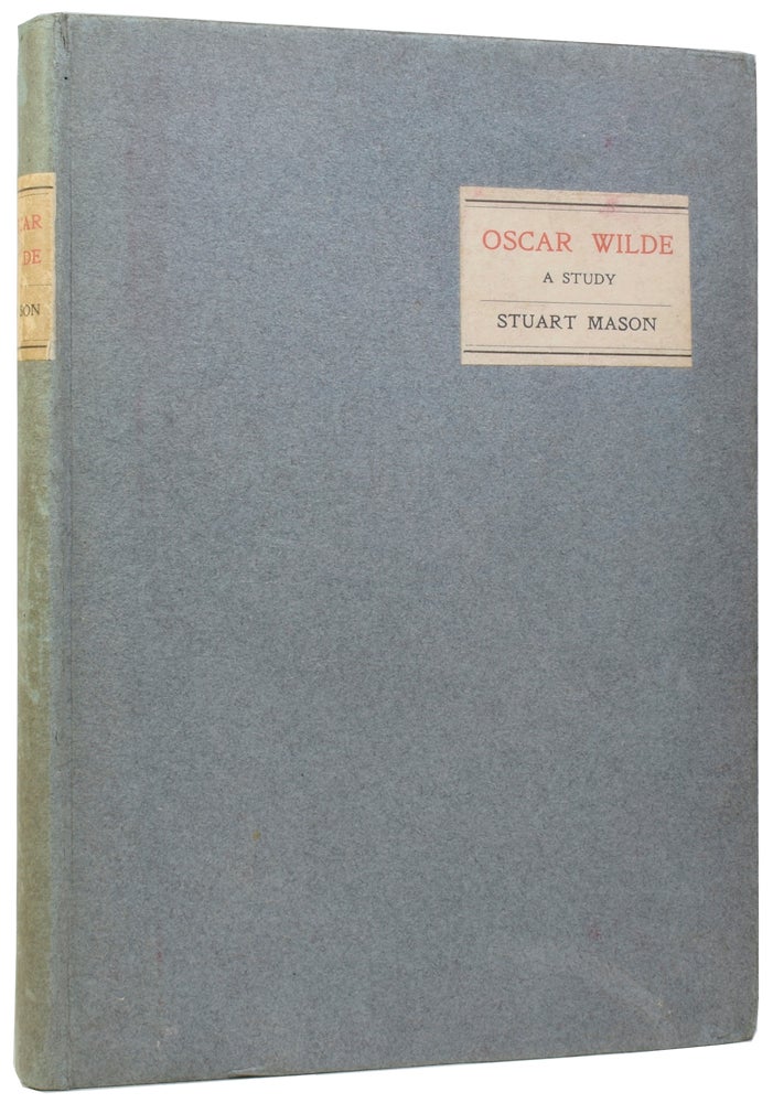 Item #58002 Oscar Wilde: A Study. André GIDE, Stuart MASON.