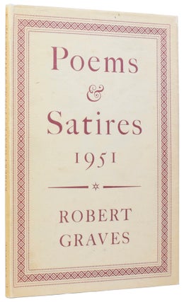 Item #58007 Poems and Satires 1951. Robert GRAVES