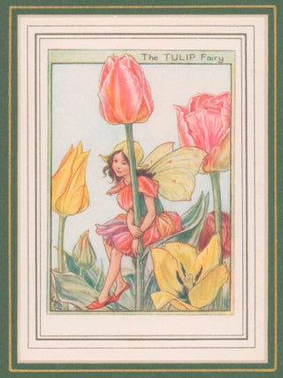 Item #58030 The Tulip Fairy [Flower Fairies mounted colour plate]. Cicely Mary BARKER