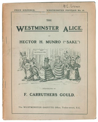 Item #58100 The Westminster Alice. Westminster Popular No. 18. "SAKI", Hector H. MUNRO, F....
