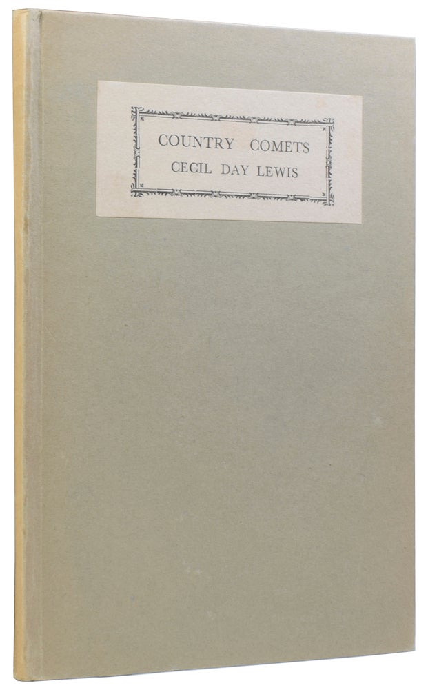 Item #58113 Country Comets. Cecil DAY LEWIS.