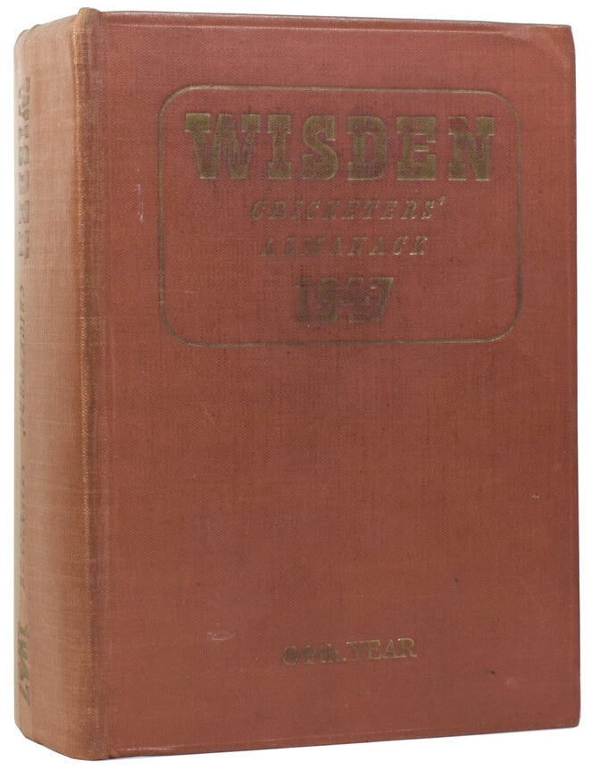 Item #58367 Wisden Cricketers' Almanack 1947. Hubert PRESTON.