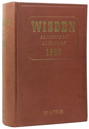 Item #58378 Wisden Cricketers' Almanack 1958. Norman PRESTON
