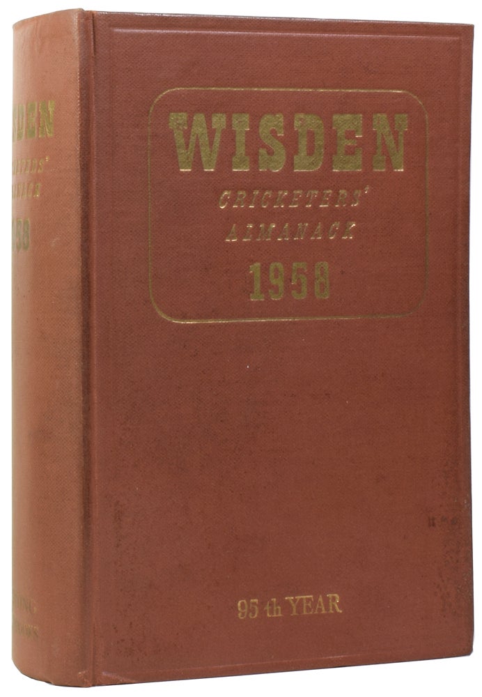 Item #58378 Wisden Cricketers' Almanack 1958. Norman PRESTON.