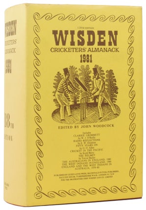 Item #58401 Wisden Cricketers' Almanack 1981. John WOODCOCK, born 1926